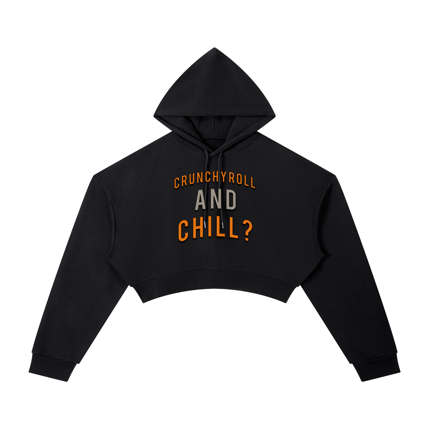 Crunchyroll and Chill Cropped Hoodie