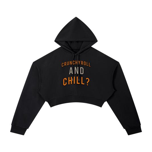 Crunchyroll and Chill Cropped Hoodie